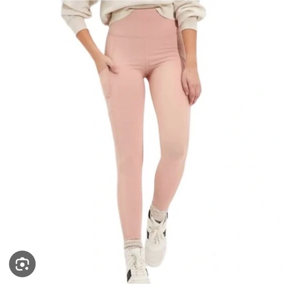 NWT American Eagle Everything Pocket Leggings Rose Pink Women's Medium - Picture 1 of 12